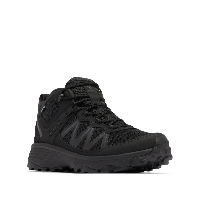 Columbia Men's Peakfreak Rush Mid Outdry, Low Rise Trekking and Hiking Shoes, Black/Shark, 6.5 Regular