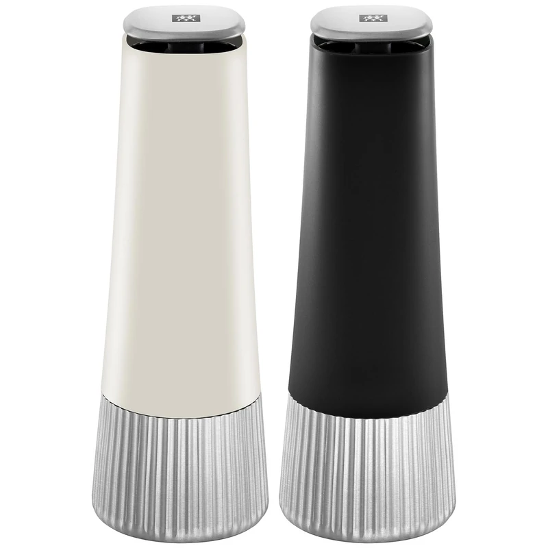 ZWILING Z1029-857 Spice Grinder, Set of 2, Manual Ceramic Salt, Rock Salt, Pepper, Pepper