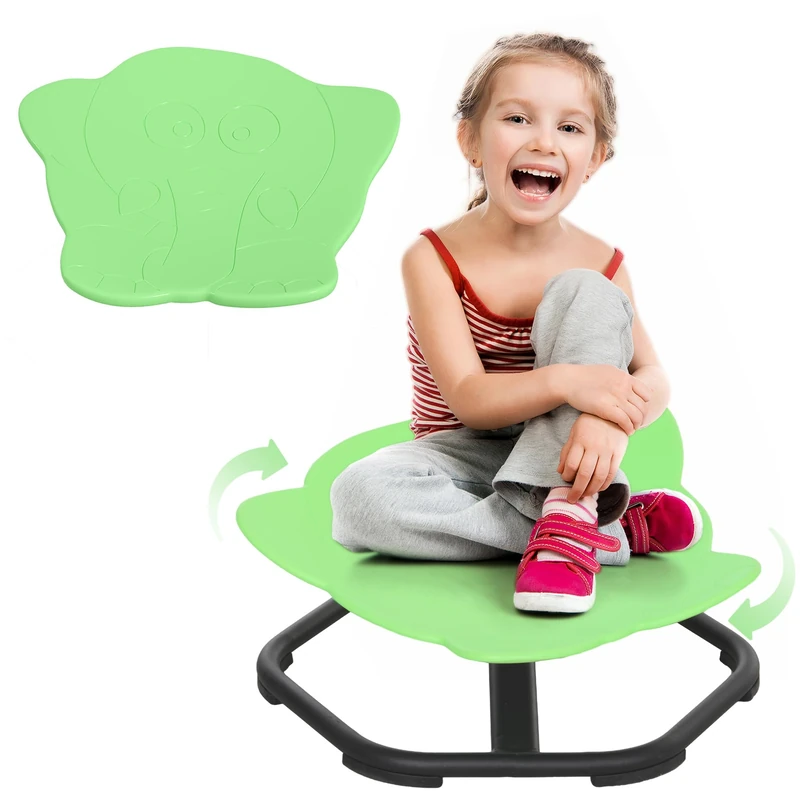 AIYAPLAY Sensory Spinning Chair - Kids Swivel Chair, Green