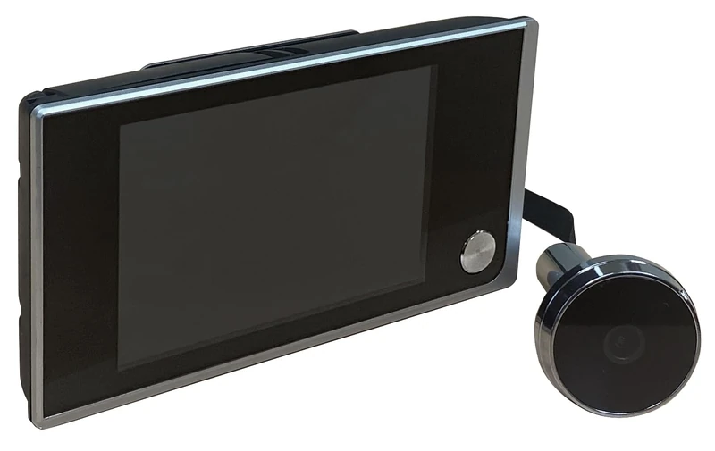 Arregui MD35JDP Digital Door Viewer with LCD Screen 3.5 Inches, 2MP Camera, 120° Angle, Easy Installation, Clear Image in Low Light, Compatible with Doors 35-110 mm – Black