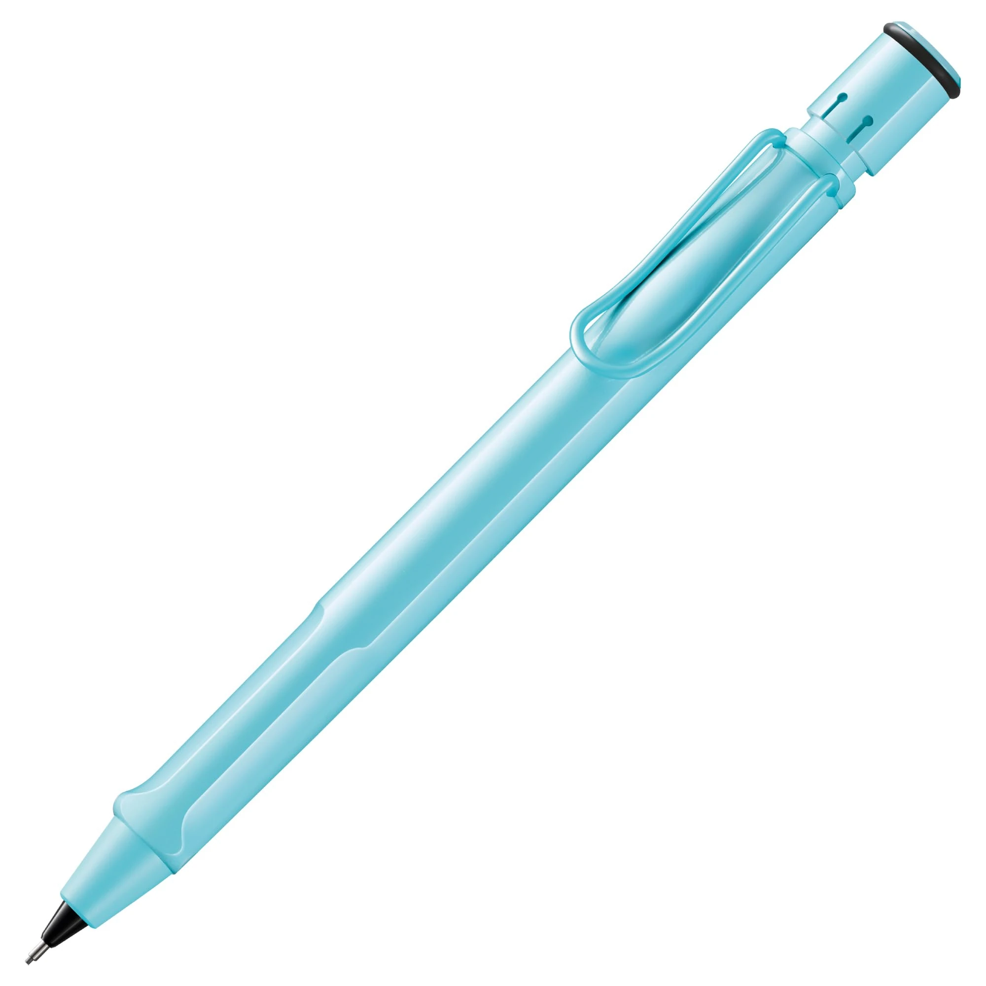 LAMY safari aquasky - Mechanical Pencil with ergonomic grip & body made of robust ASA plastic - ideal for drawing & writing - including LAMY M 41 fine line refill 0.5 mm & eraser tip