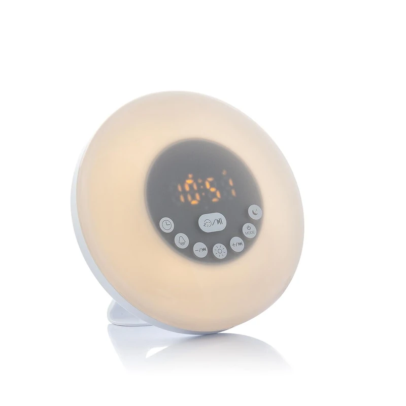 InnovaGoods Rechargeable Sunrise Alarm Clock with Speaker Sunrilk