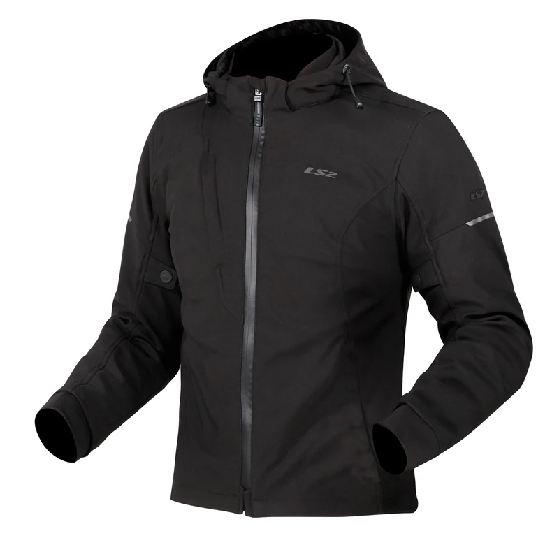 LS2 Women's Bolton Lady Black Motorcycle Jacket, XL
