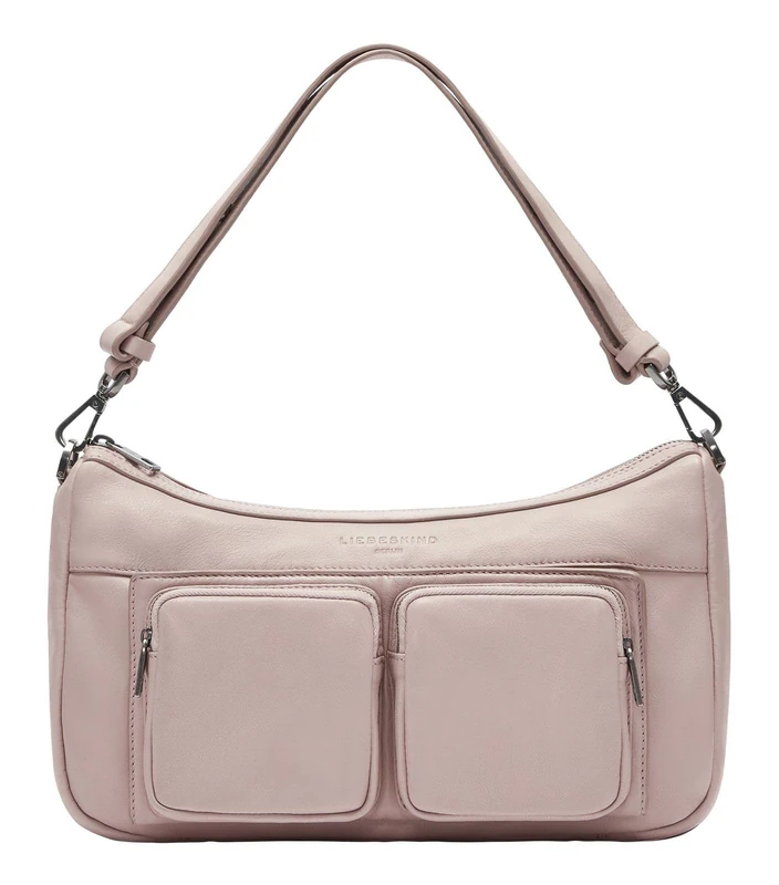 LIEBESKIND BERLIN Leather shoulder bag Sheep Natural Hobo Bag Blush old pink