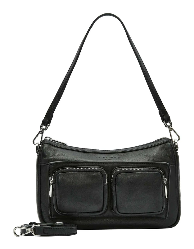 Liebeskind Women's Small Maia Sheep Natural Hobo, black, S