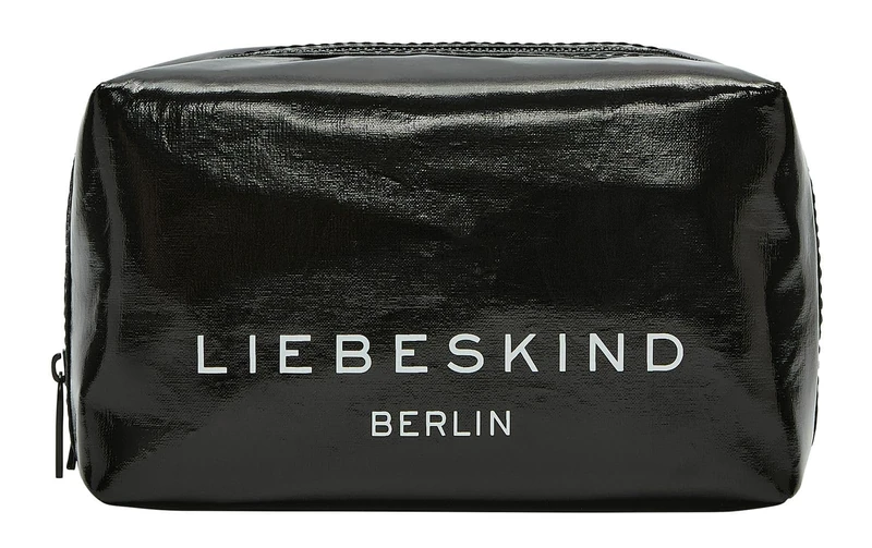 LIEBESKIND Berlin Toiletry Bag Makeup Bag Pouch Cosmetic Bag Grey/Black