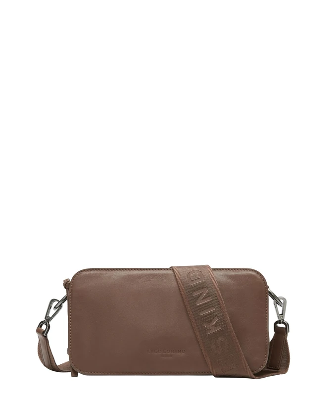 LIEBESKIND BERLIN Leather cross body bag Sheep Natural Clarice Crossbody Bag Russet brown