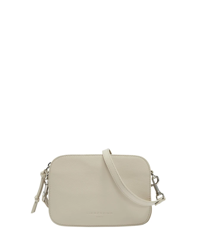 LIEBESKIND BERLIN Leather cross body bag Luka Crossbody Bag Cream beige