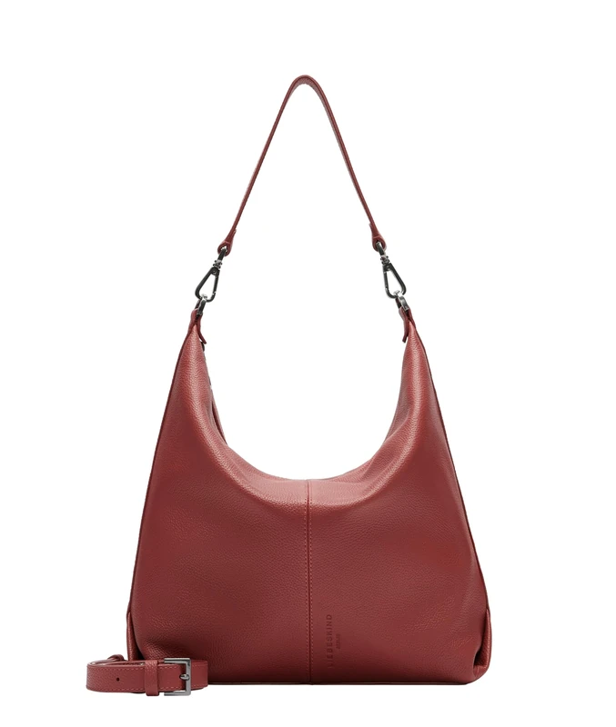 Liebeskind Women's M Paris Small Pebble Hobo, true red, M