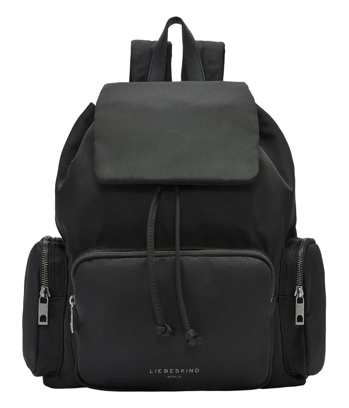 Liebeskind Women Backpack M Maia Nylon, Black, M