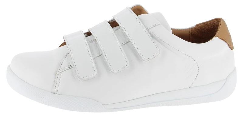 Andrea Conti Women's Low Top Trainers, White Brandy., 5 UK