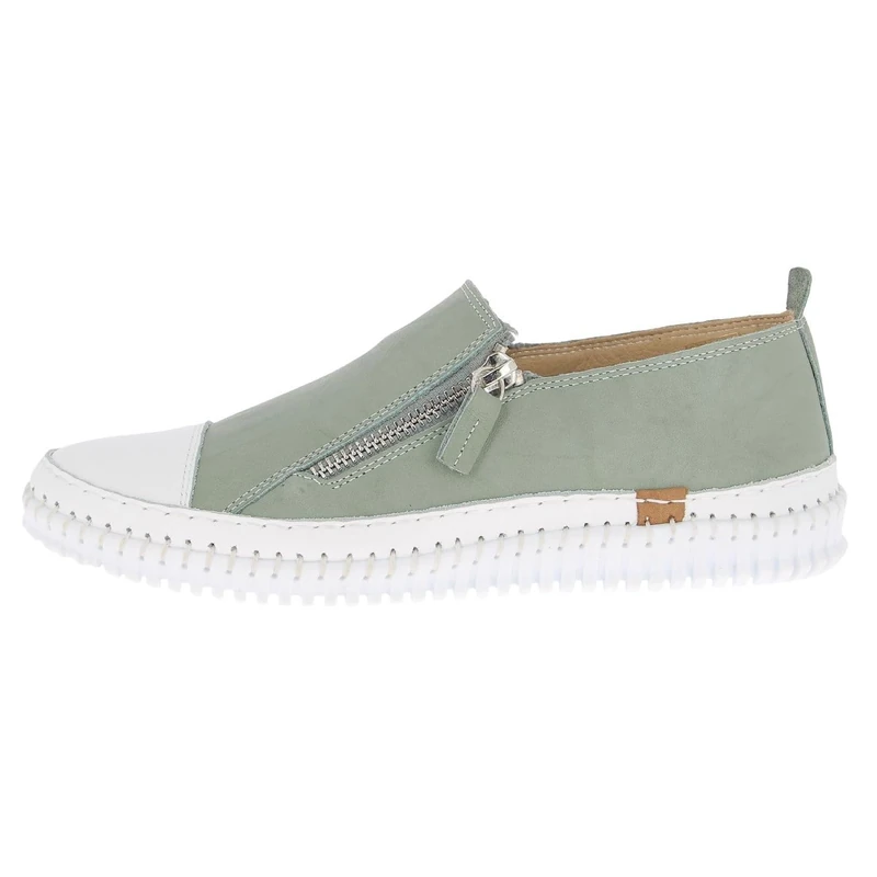 Andrea Conti Women's Low Top Trainers, Peppermint, 6 UK