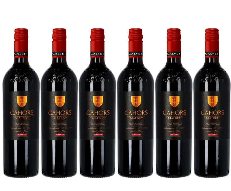 Calvet - Cahors, Malbec Red Wine (6 x 0,75L)