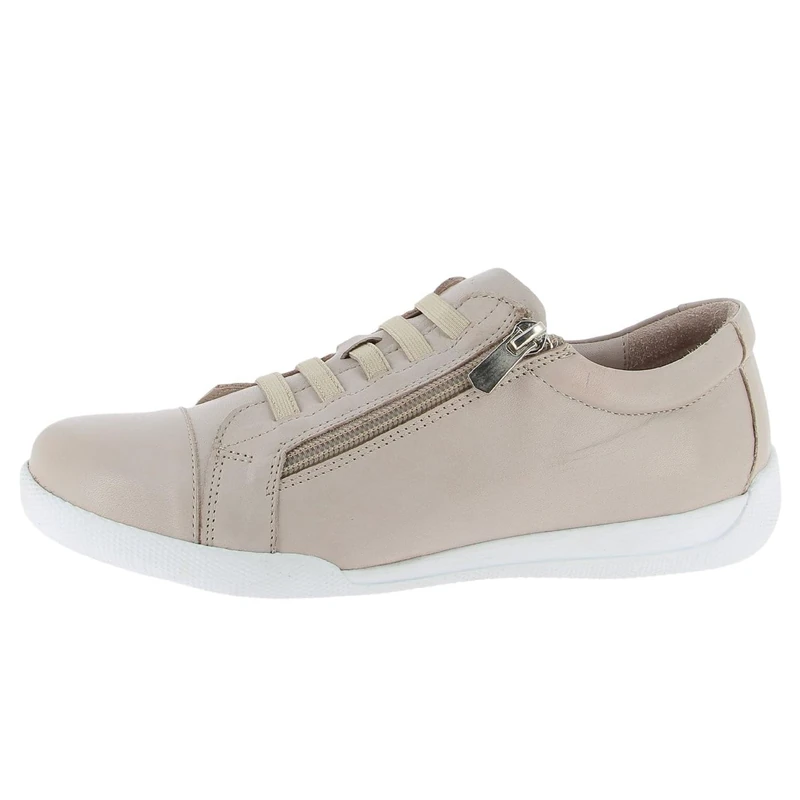 Andrea Conti Women's Low Top Trainers, New Taupe, 40 EU, New Taupe, 8 UK