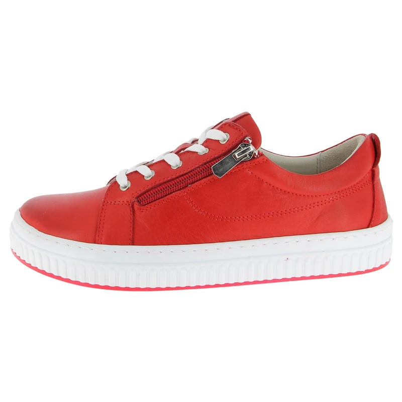 Andrea Conti Women's Damen Low Top Sneaker, red White, 5 UK