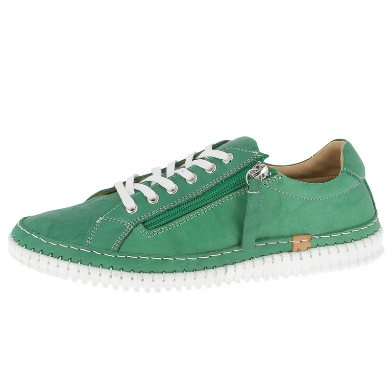 Andrea Conti Women's Low Top Trainers, Green, 7 UK