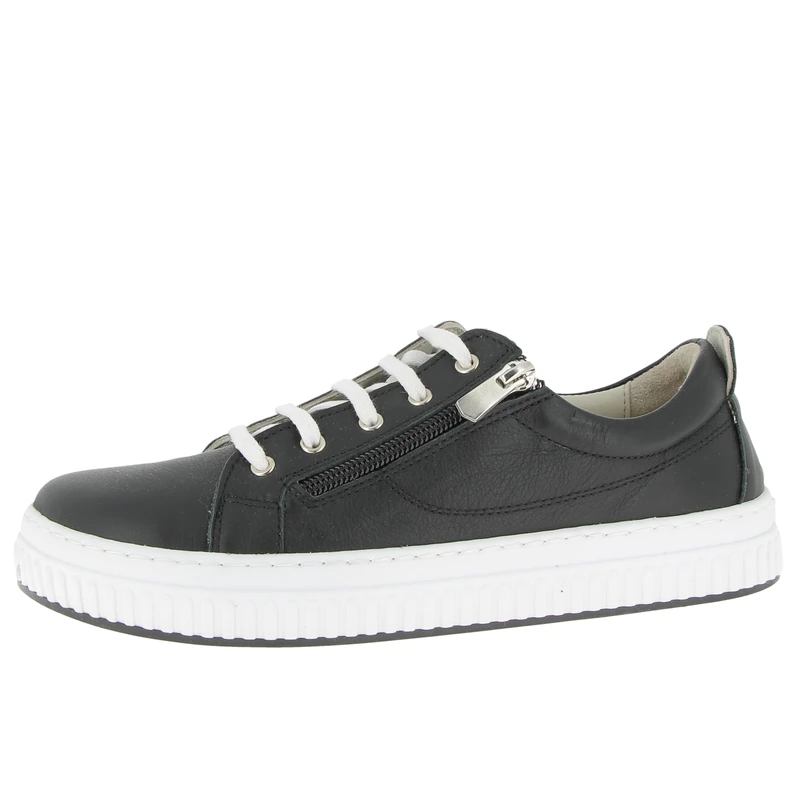 Andrea Conti Women's Low Top Trainers, Black, 9 UK