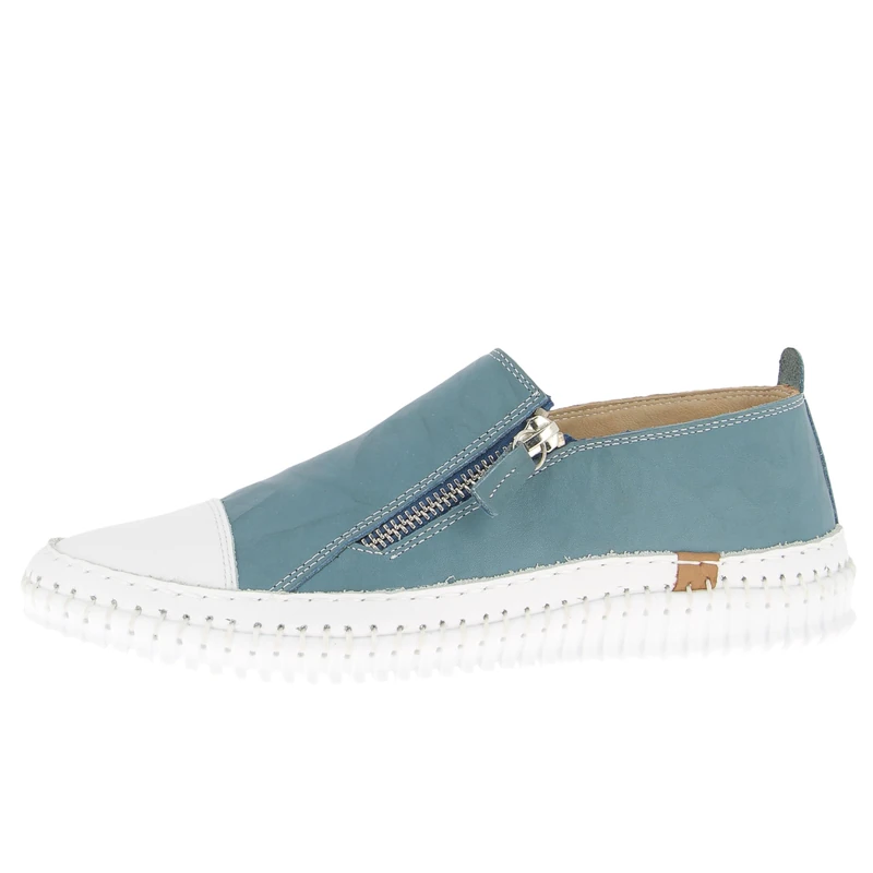 Andrea Conti Women's Damen Low Top Sneaker, Infinity Blue, 6 UK