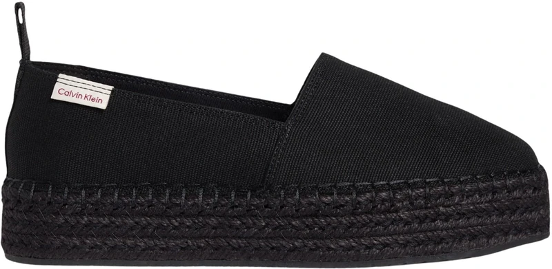Calvin Klein Women’s Platform Espadrilles, Black (Ck Black), 5