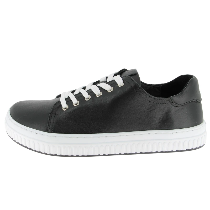 Andrea Conti Women's Damen Low Top Sneaker, Black, 6.5 UK