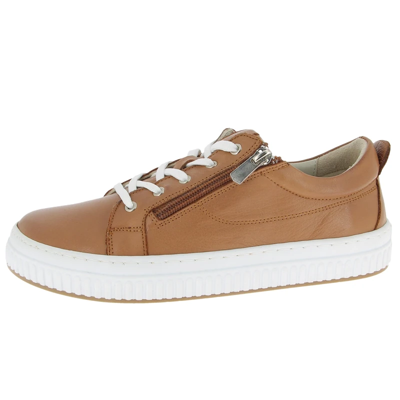 Andrea Conti Women's Low Top Trainers, Brown, 9 UK