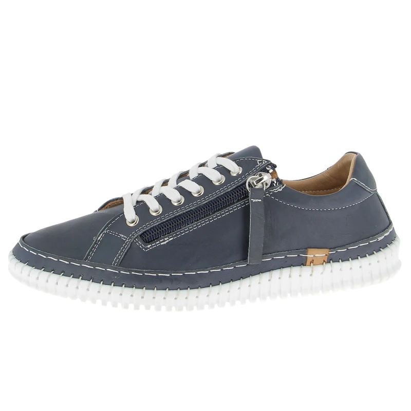 Andrea Conti Women's Low Top Trainers, Dark Blue, 38 EU, D Blue, 6 UK