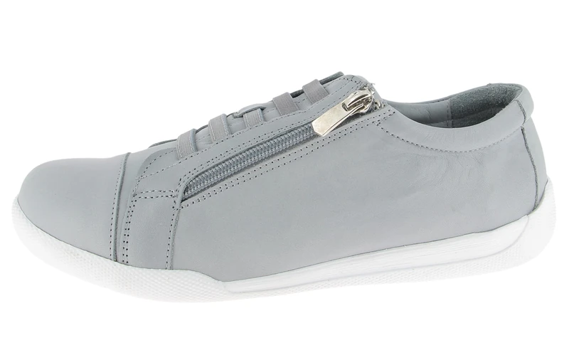 Andrea Conti Women's Low Top Trainers, Light Grey, 37 EU, lightgrey, 5 UK