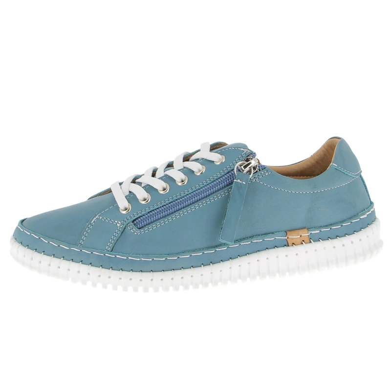 Andrea Conti Women's Low Top Trainers, Jeans Colour, 4 UK