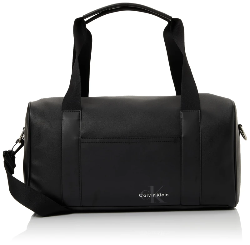 Calvin Klein Jeans Men's Mono Logo Duffle 42 LV04G3054G Duffle Bag, Black (Black), One Size - Image 1