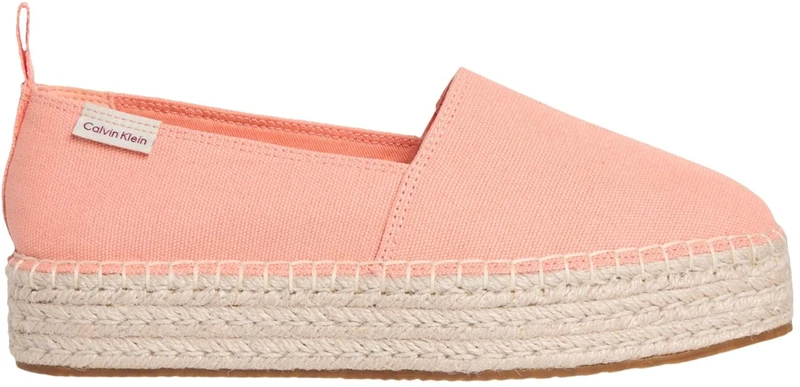 Calvin Klein Women’s Platform Espadrilles, Pink (Powder Orange), 5