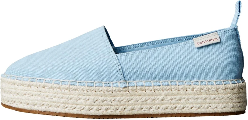 Calvin Klein Women’s Platform Espadrilles, Blue (Cool Blue), 7