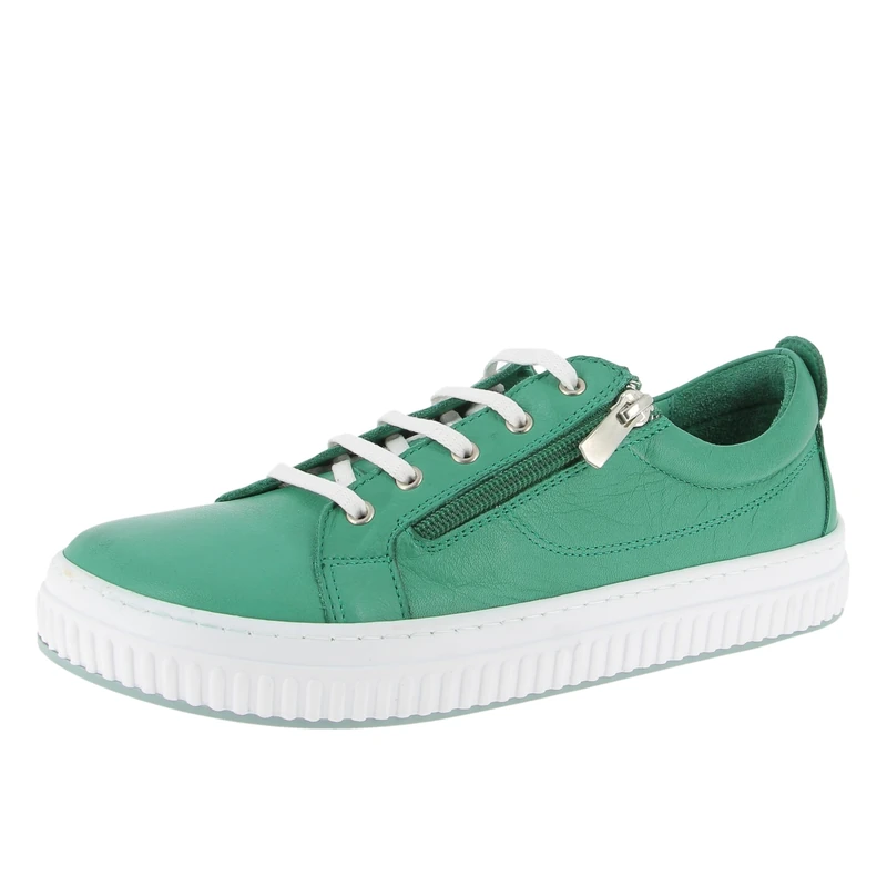 Andrea Conti Women's Damen Low Top Sneaker, Green, 9 UK