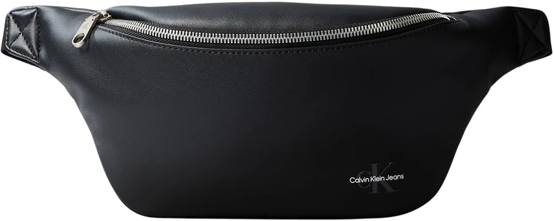 Calvin Klein Men’s Mono Logo Adjustable Bum Bag, Black (Black), One Size