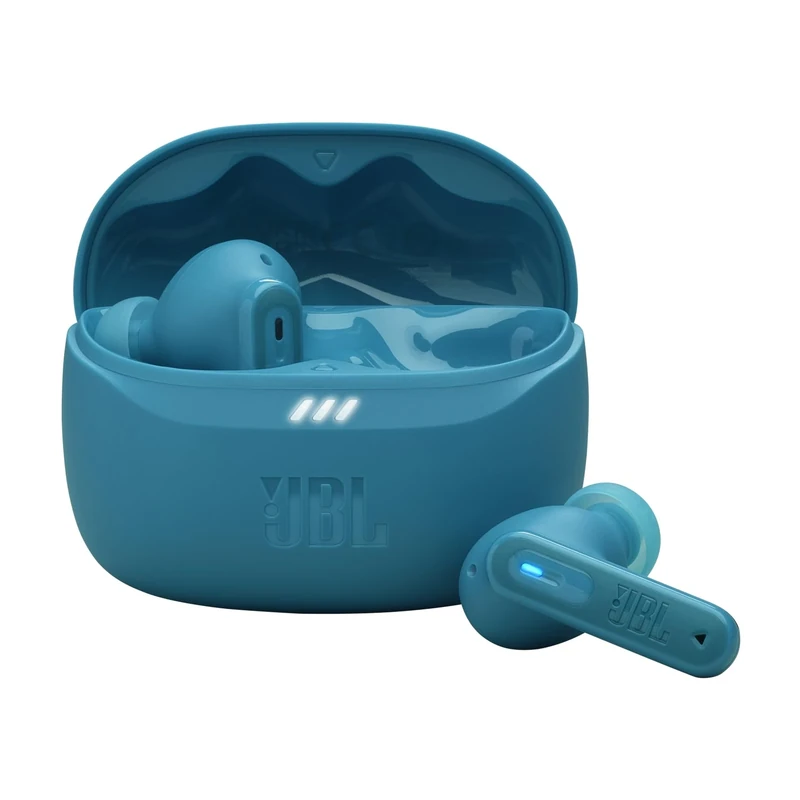 JBL Tune Beam 2, Wireless Noise Cancelling Bluetooth Earbuds with 48h Playtime, IP54 Water and Dust Resistant, Multi-Point Connection, Ergonomic Design, Closed-Back Stick Design, Teal