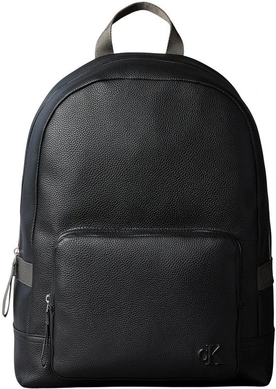 Calvin Klein Men’s Cargo Backpack with Top Handle, Black (Black/Black), One Size