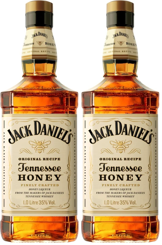 Jack Daniel's Tennessee Honey, 1L (Pack of 2)