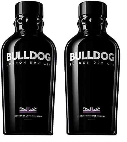 BULLDOG Gin - London Dry Gin, 70 cl (Pack of 2)