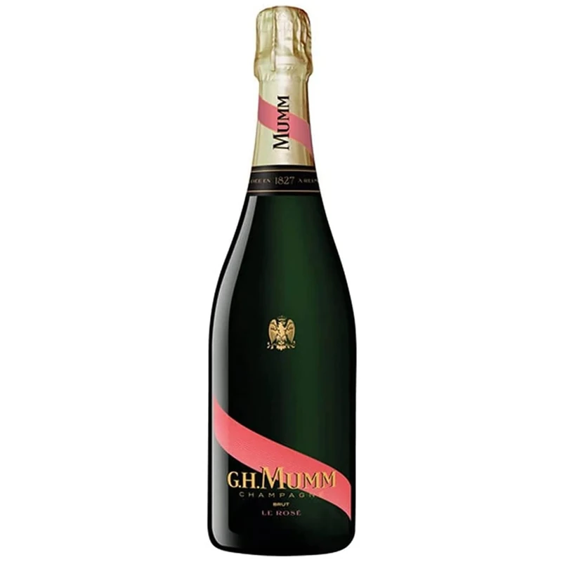 G. H. Mumm Rose Champagne 75 cl, Packaging May Vary (Pack of 6)