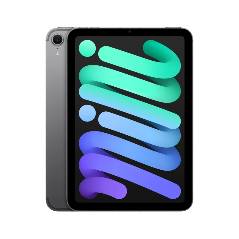 Apple iPad mini (A17 Pro): Apple Intelligence, 8.3-inch Liquid Retina Display, 128GB, Wi-Fi 6E + 5G Cellular, 12MP Front/12MP Back Camera, Touch ID, All-Day Battery Life — Space Grey