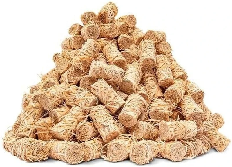 200 Natural Firelighters - Fastblaze Natural Firelighters for Fireplaces, Stoves, Wood Burners, BBQ, Pizza Ovens Firepits and Chimeneas