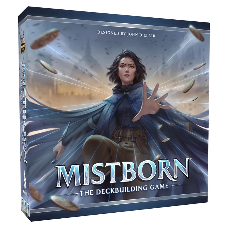 Brotherwise Games Brandon Sanderson's Mistborn Deckbuilding Game - Forge Alliances in Epic Metal-Burning Battles - Cooperative Card Game - Immersive Strategic Gameplay - 1 to 4 Players, Ages 13+