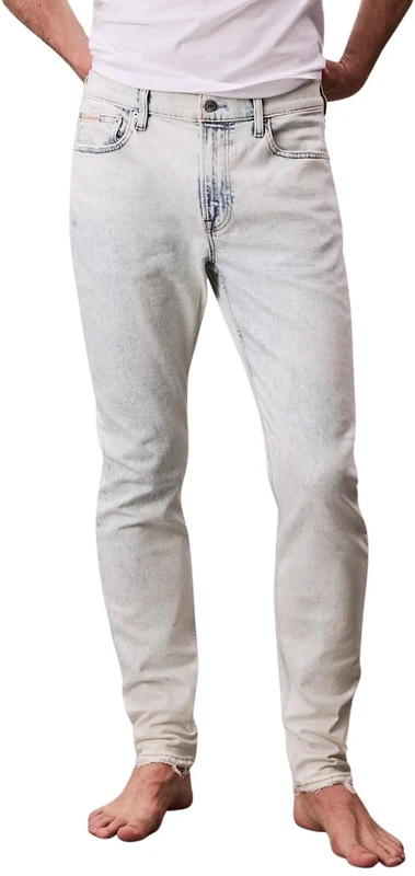 Calvin Klein Jeans Men's SLM TPR LT WT IC BRK LV04RC758G Jeans, Blue (ICE Breaker), 38W / 34L