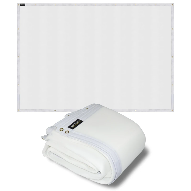 SimSpace Unisex Impact And Noise Absorbing Foam Backing, White, 2.7 X 3 Metres EU