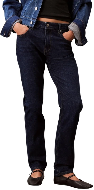Calvin Klein Women’s Mid Rise Slim Blue Orbit Jeans, Blue (Blue Orbit), 27W