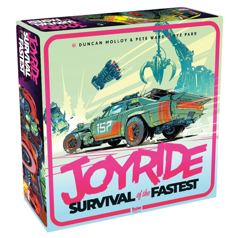 Rebellion Unplugged | JOYRIDE: Survival of the Fastest | Racing Board Game | Ages 12+ | 2-4 Players | 40+ Minutes Playing Time