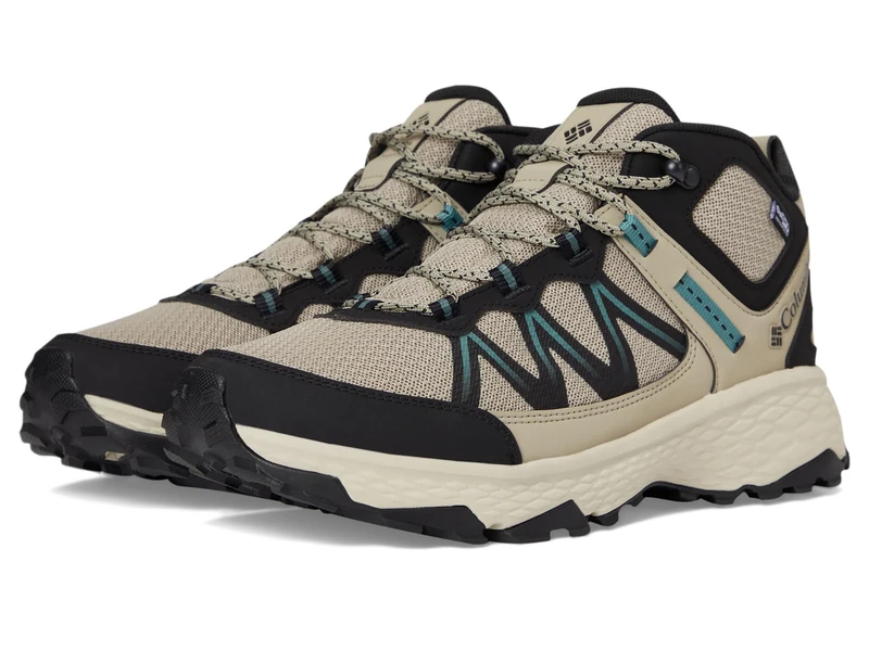 Columbia Men's Peakfreak Rush Mid Outdry Hiking Shoe, Canvas Tan/Metal, 12 UK