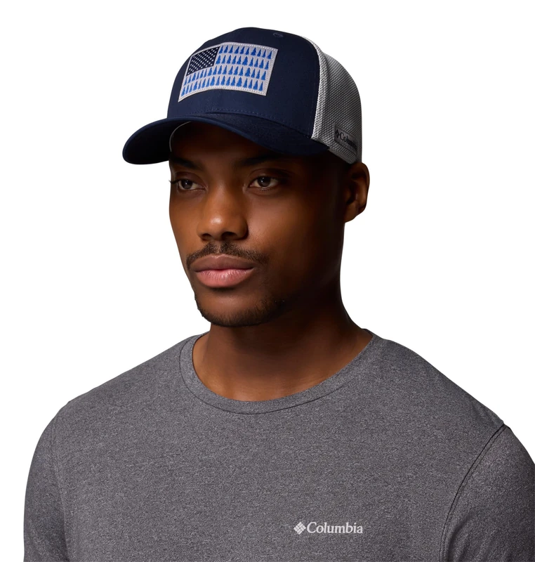 Columbia Sportswear PFG Mesh Ballcap, Collegiate Navy, M - Image 1