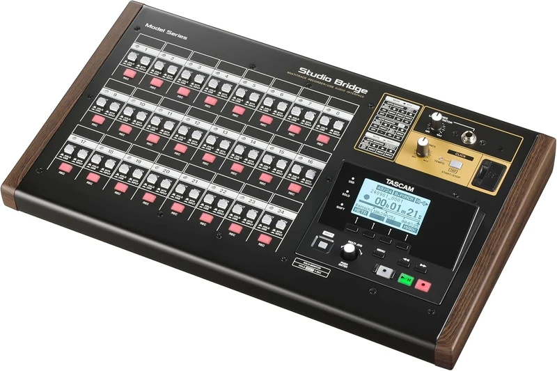 TASCAM Studio Bridge 24-Channel Multi Track Recorder and USB Audio Interface with MIDI — High-Fidelity, Studio Quality Recording