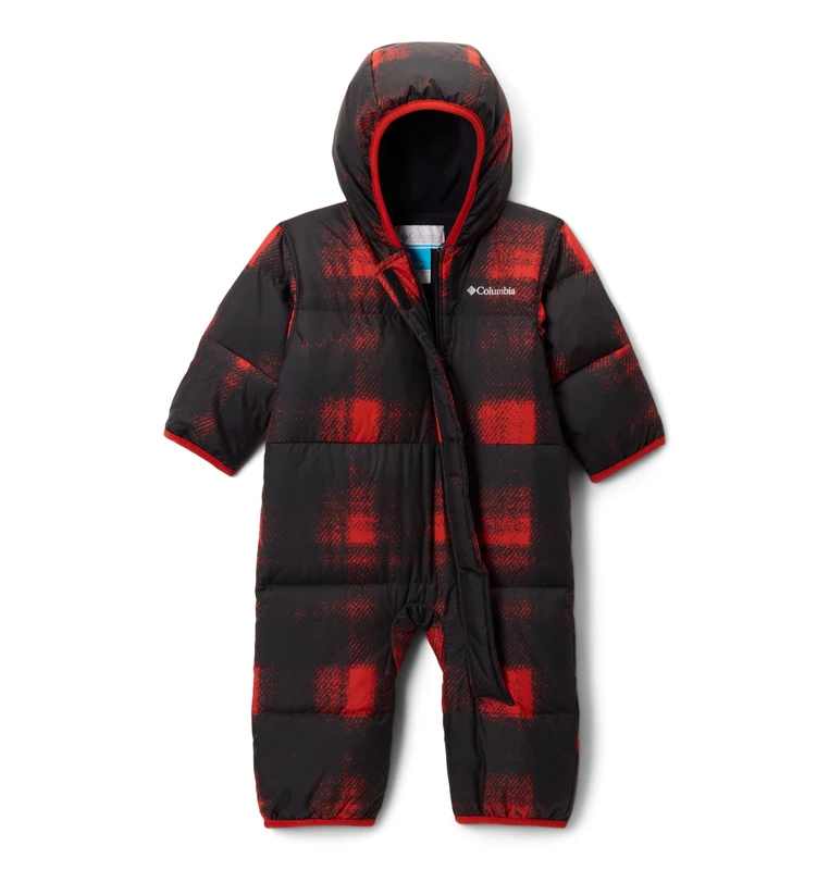 Columbia Youth Infant Snuggly Bunny 2 Bunting, Snowsuit Romper, Sail Red Omblur Tonal/Black, 0/3 Months