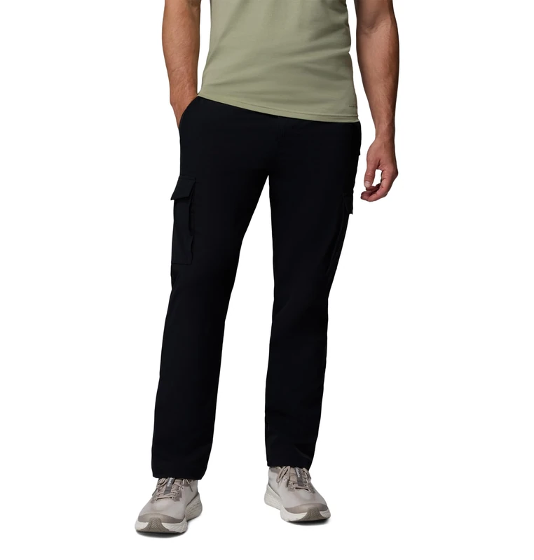 Columbia Men's ROC Tech Cargo Pant, Hiking Cargo Trousers, Black, 42 Waist x 34 Length